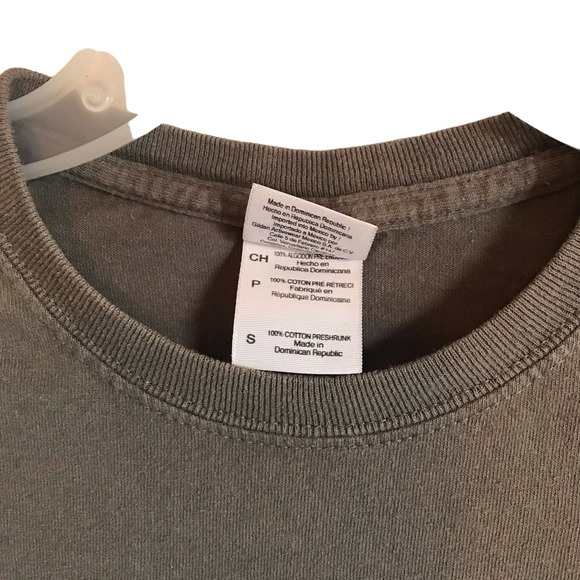 Unisex‎ Gildan Ultra Cotton Gray T-shirt Size S - Picture 5 of 5